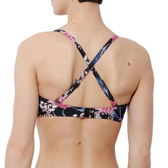 New! Seafolly water garden floral DD cup bralette bikini top 21595 - Picture 2 of 10